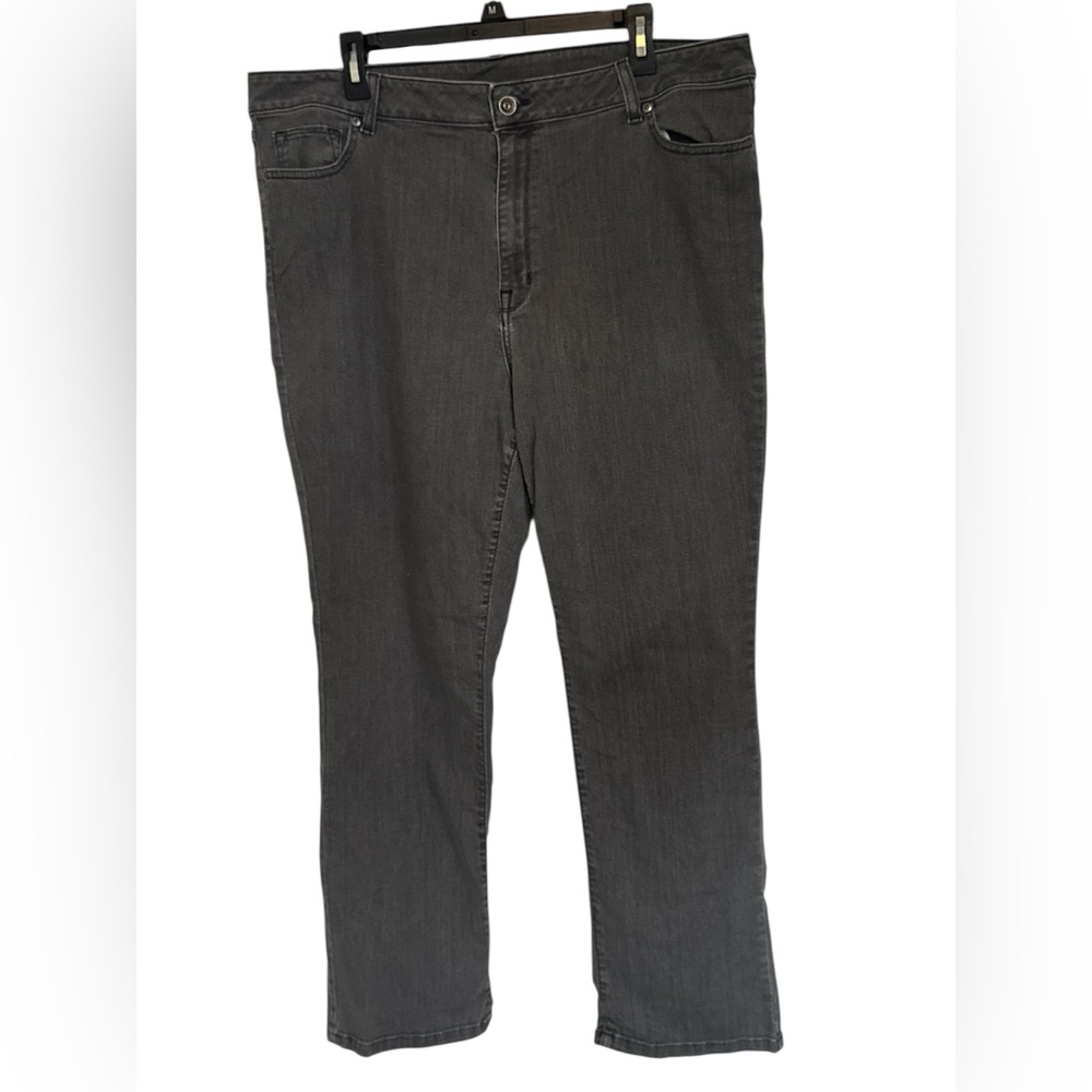 L.L. Bean Gray Stonewash Classic Fit Jeans 18W